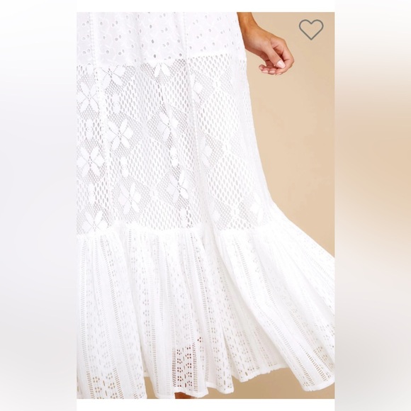 LoveShackFancy - Stassie Dress in Pure White - size 6 - Picture 11 of 16